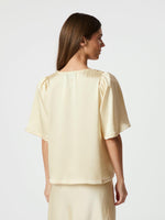 Neo Noir Largo Satin Bluse Lysegul
