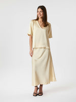 Neo Noir Largo Satin Bluse Lysegul