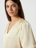 Neo Noir Largo Satin Bluse Lysegul