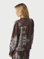 Neo Noir Massima Paisley Border Mørkebrun