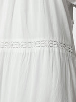 Neo Noir Ankita S Voile Kjole Hvid