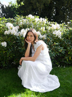 Neo Noir Ankita S Voile Kjole Hvid