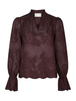 Neo Noir Amara blonde bluse Burgundy