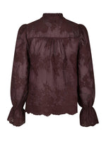 Neo Noir Amara blonde bluse Burgundy