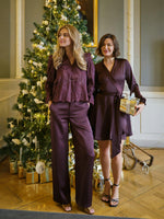 Neo Noir Amara blonde bluse Burgundy