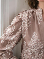 Neo Noir Rosslyn Paisley Dark Taupe