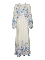 Neo Noir Silfi Flower Print Kjole Blå