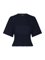 Neo Noir Dray Boxy Smock Tee Navy