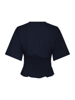 Neo Noir Dray Boxy Smock Tee Navy