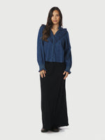 Neo Noir Degas Bluse Denim Blå