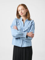 Neo Noir Degas Bluse Denim Lyseblå