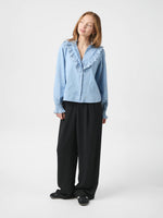 Neo Noir Degas Bluse Denim Lyseblå