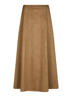 Neo Noir Raya nederdel Fake Ruskind  Cognac