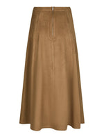 Neo Noir Raya nederdel Fake Ruskind  Cognac