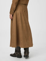 Neo Noir Raya nederdel Fake Ruskind  Cognac