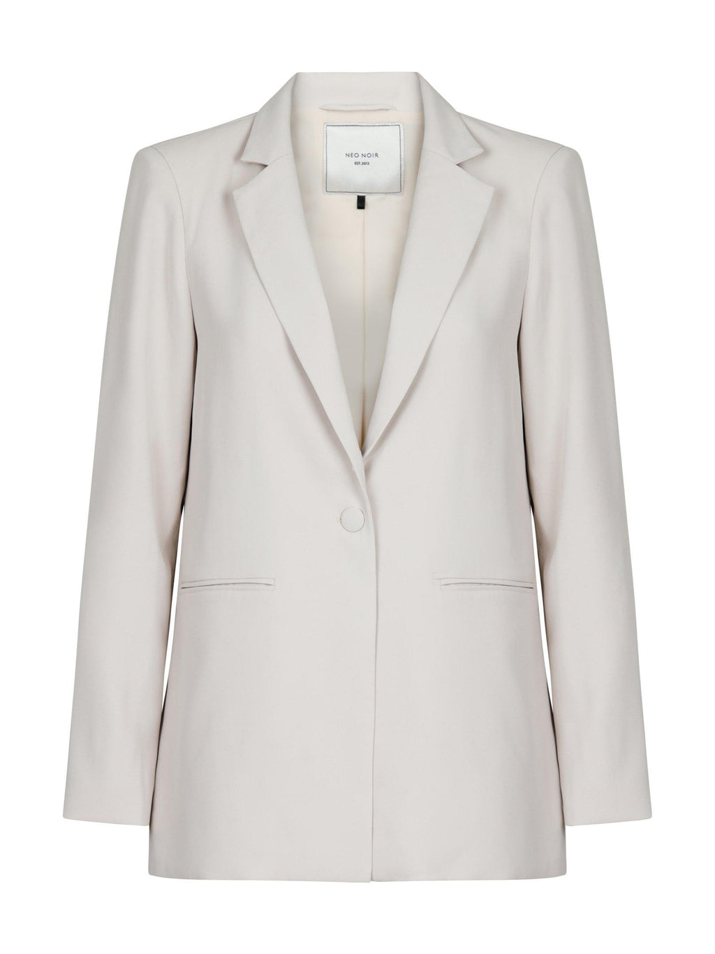 Neo Noir Woven Blazer Ivory