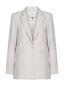 Neo Noir Woven Blazer Ivory