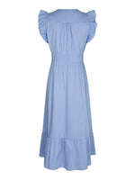Neo Noir Pollana Poplin Kjole Lyseblå
