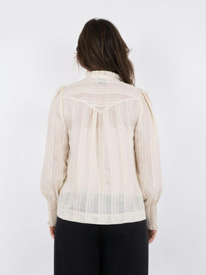 Neo Noir Camisa Blouse Creme