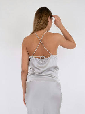 Neo Noir Soloma Top Silver