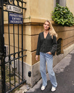 Neo Noir Pixie Knit Cardigan Antracit