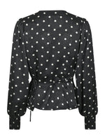 Neo Noir Merry Retro Bluse Prikket