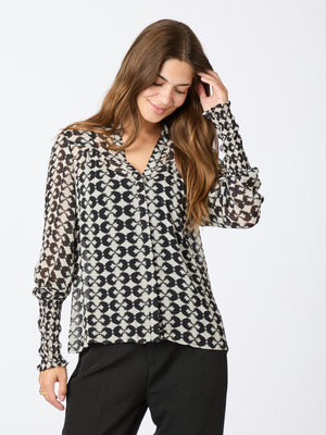 Neo Noir Camisa Graphic bluse