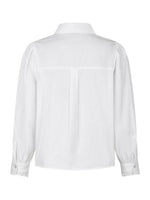 Neo Noir Tilly Poplin Skjorte Hvid
