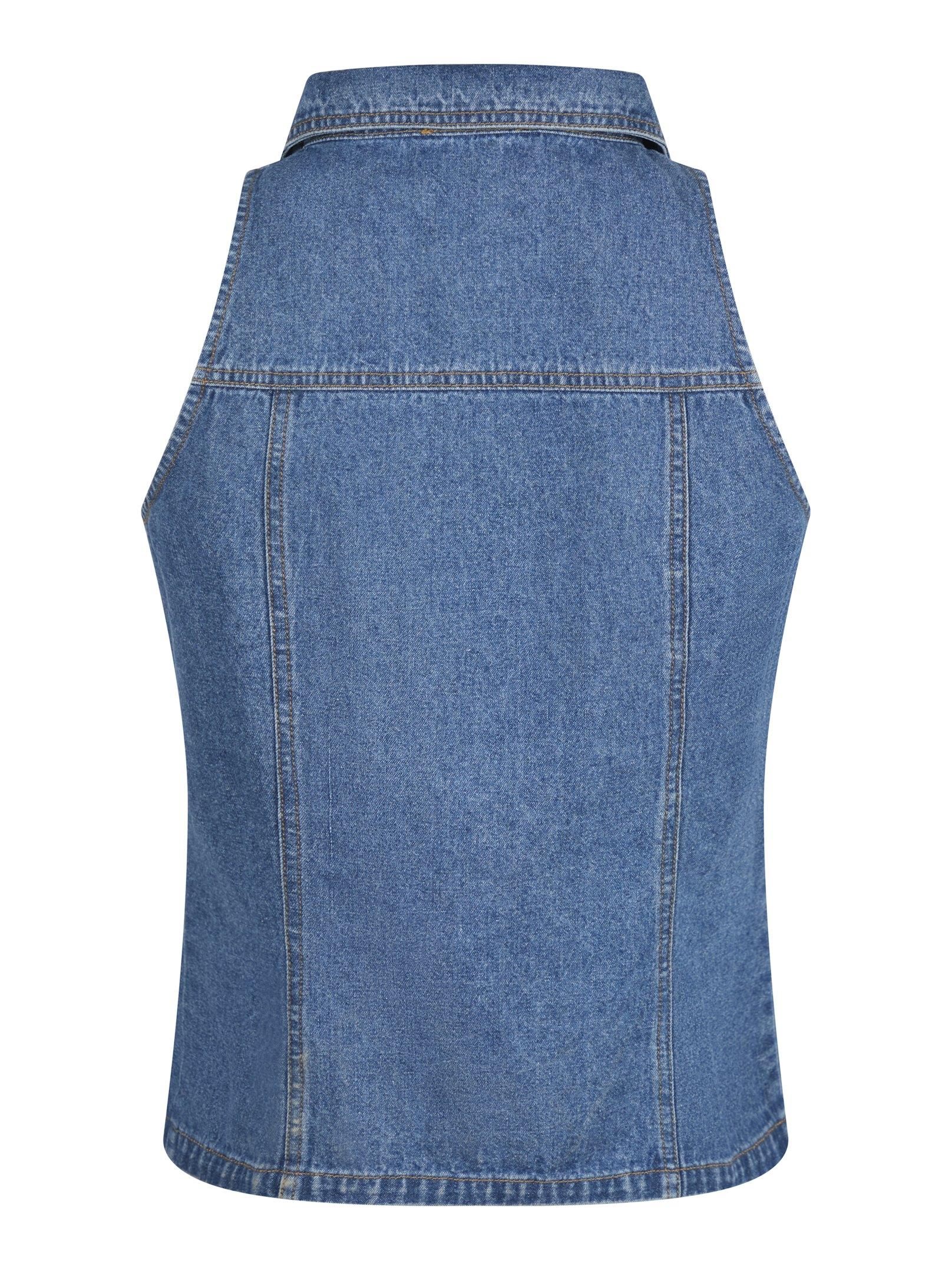 Neo Noir Sylvie Vest Top Denim