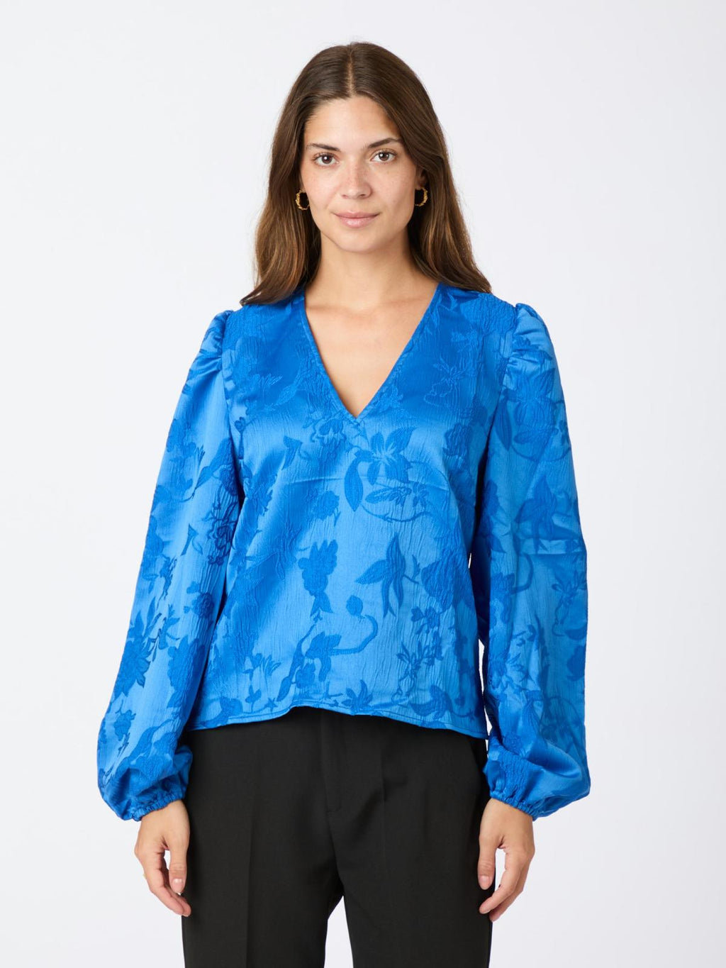 Neo Noir Palmino Jacquard bluse