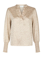 Neo Noir Landa Leo Jacquard bluse