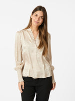 Neo Noir Landa Leo Jacquard bluse