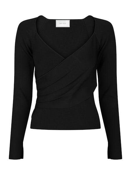 Neo Noir Elaina Bluse Sort