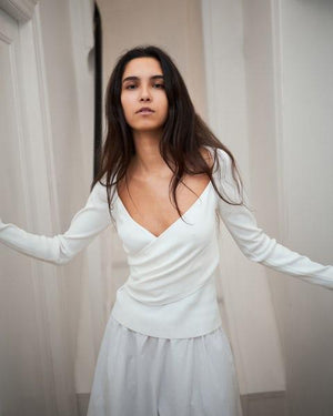 Neo Noir Elaina Bluse Off-white