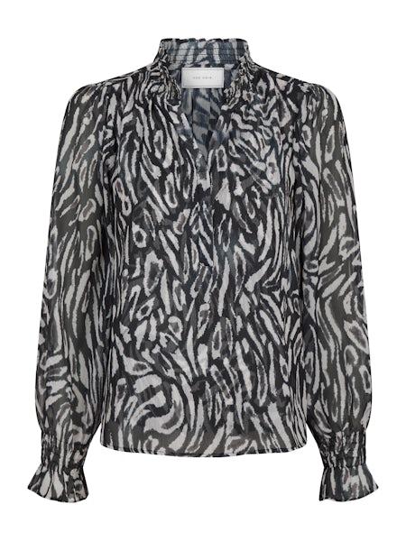 Neo Noir Graphic Leo Bluse