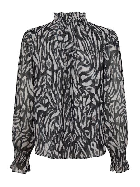 Neo Noir Graphic Leo Bluse
