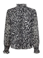 Neo Noir Graphic Leo Bluse