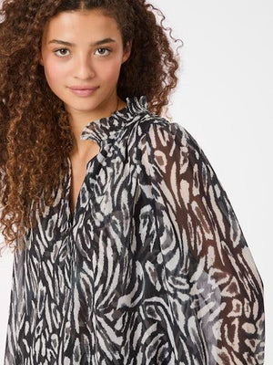 Neo Noir Graphic Leo Bluse