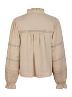 Neo Noir Lyla S Voile Skjorte Toffee