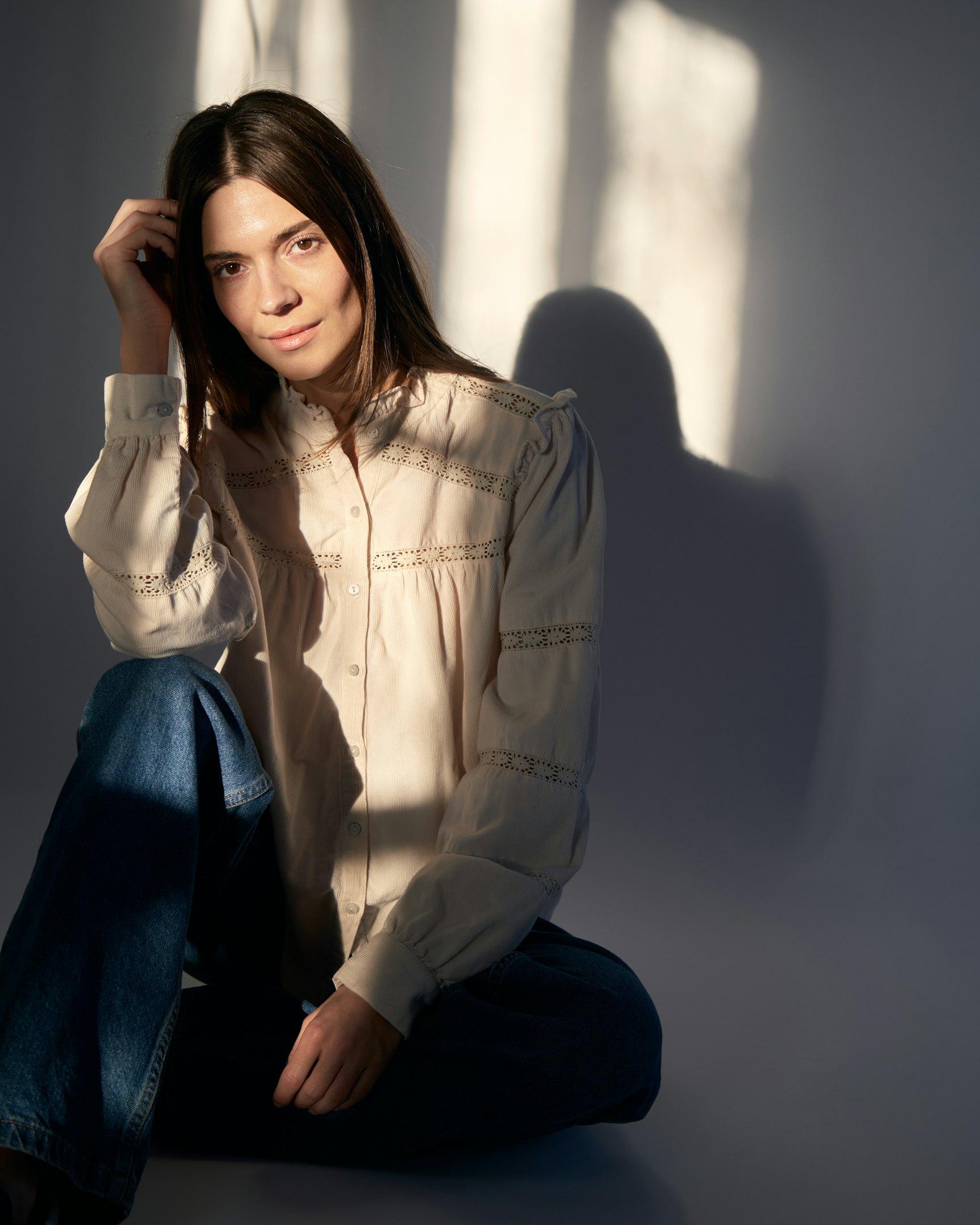 Neo Noir Lyla S Voile Skjorte Toffee