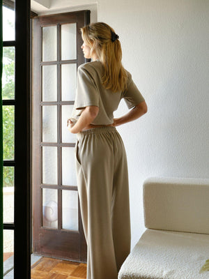 Neo Noir Isark Bukser Taupe