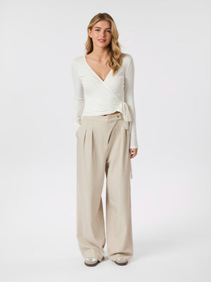 Neo Noir Zalka Eyelet Bukser Sand