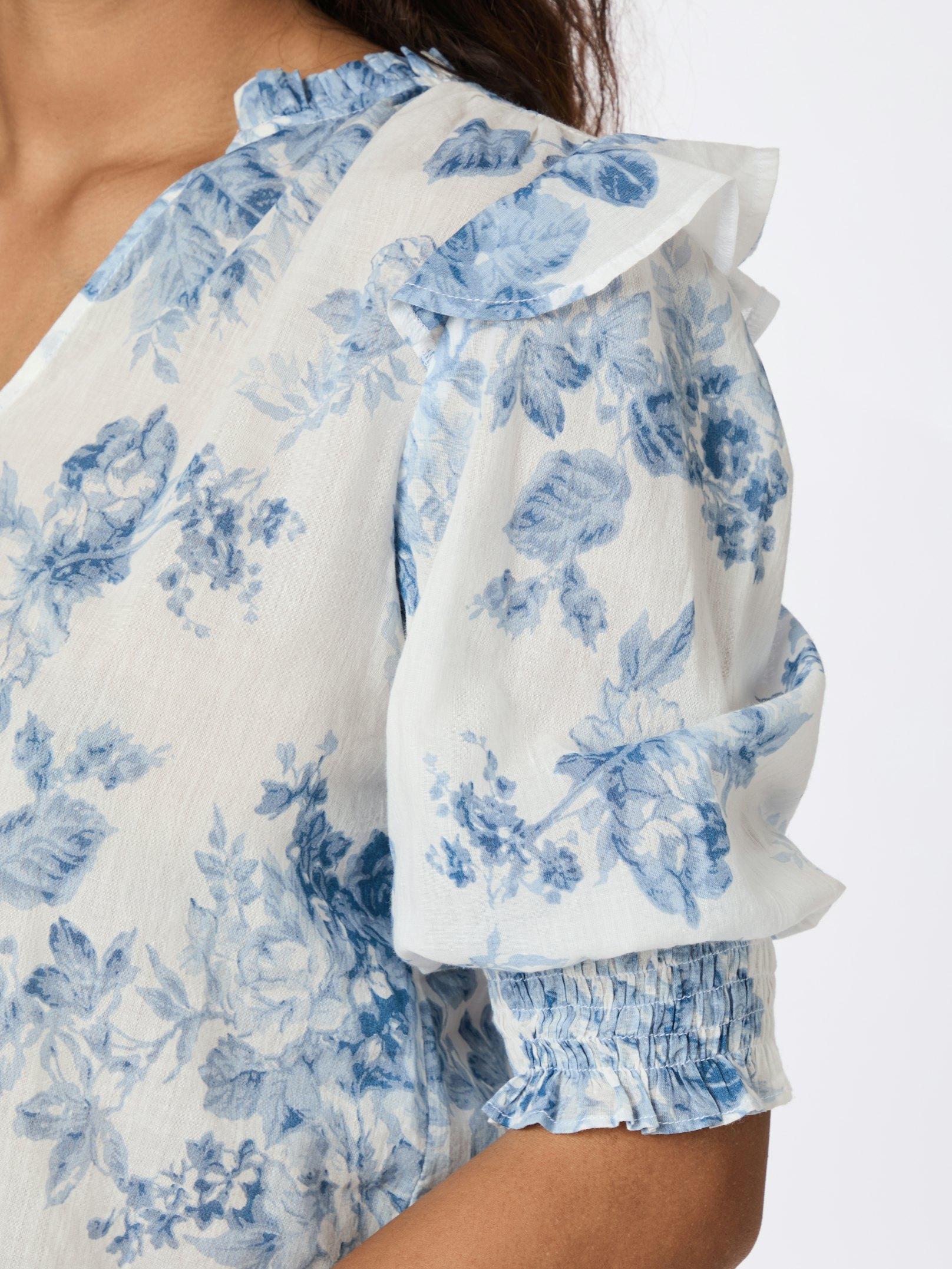 Neo Noir Davina Blomster Bluse