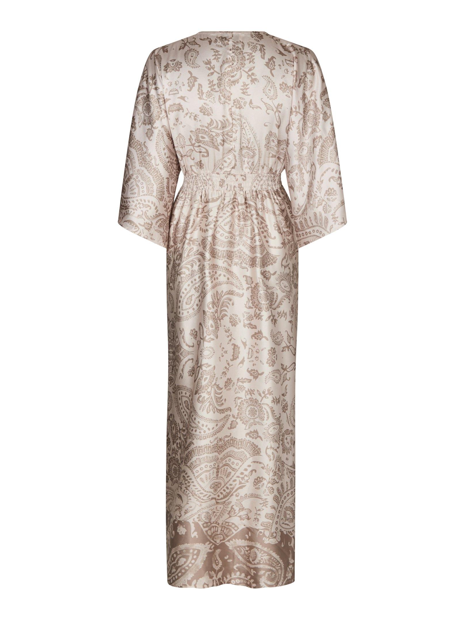 Neo Noir Reve kjole Paisley Taupe