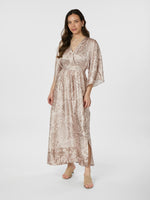 Neo Noir Reve kjole Paisley Taupe