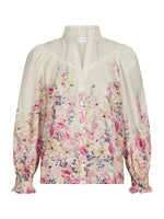Neo Noir Calloma Bluse Blomsterprint