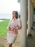 Neo Noir Calloma Bluse Blomsterprint