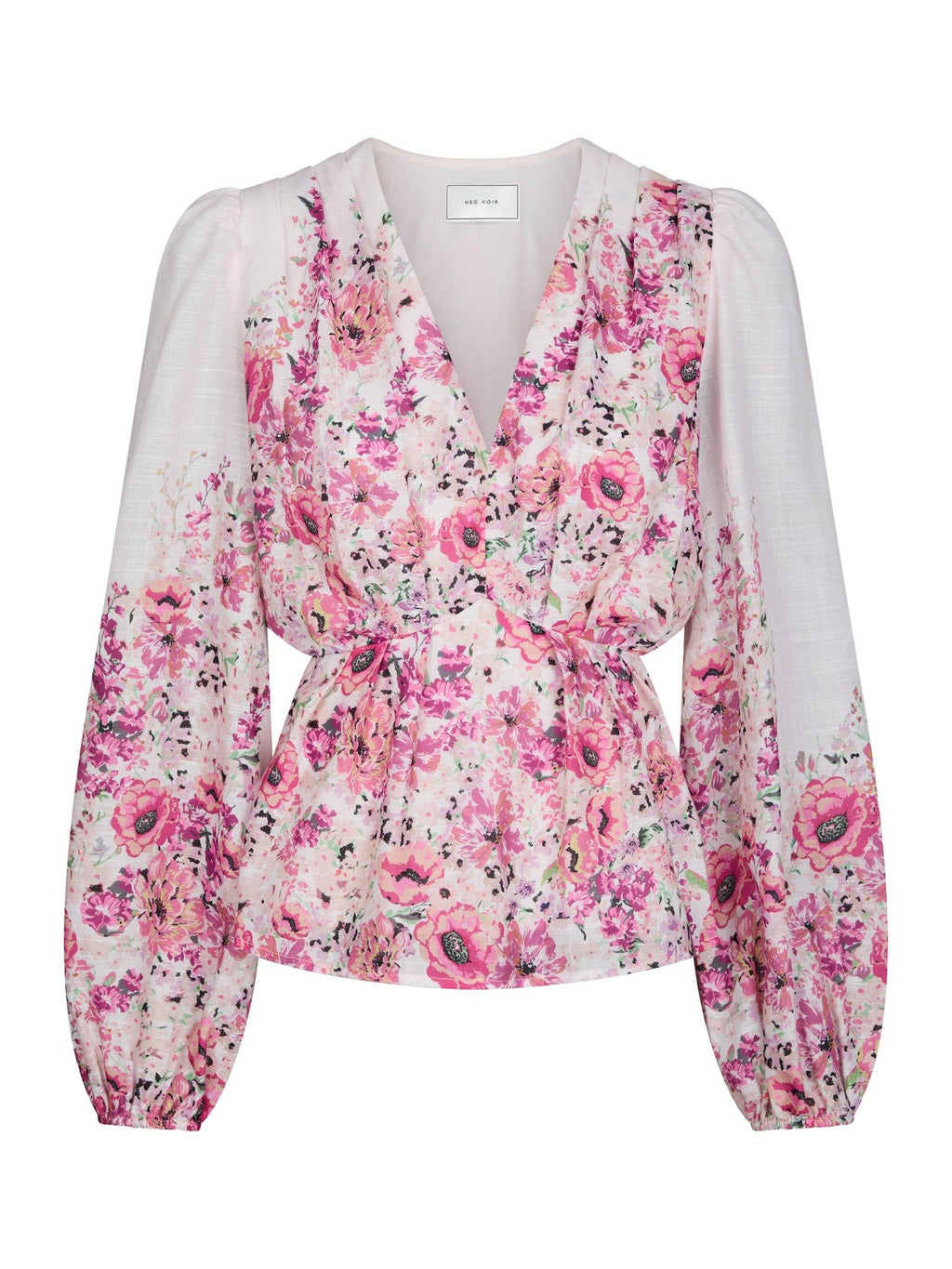 Neo Noir Fie Bluse Blomsterprint