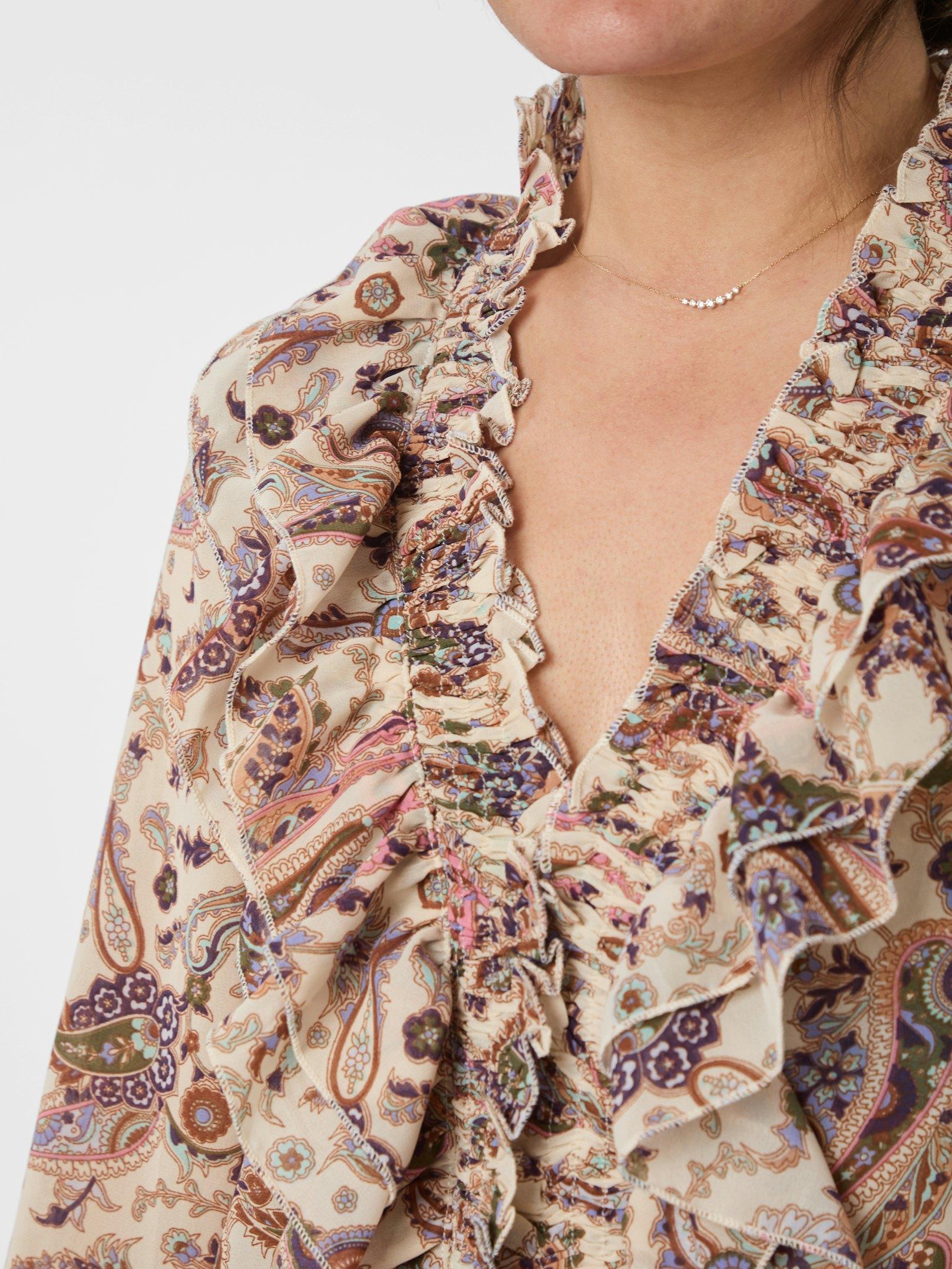 Neo Noir Ivey Bluse Paisley