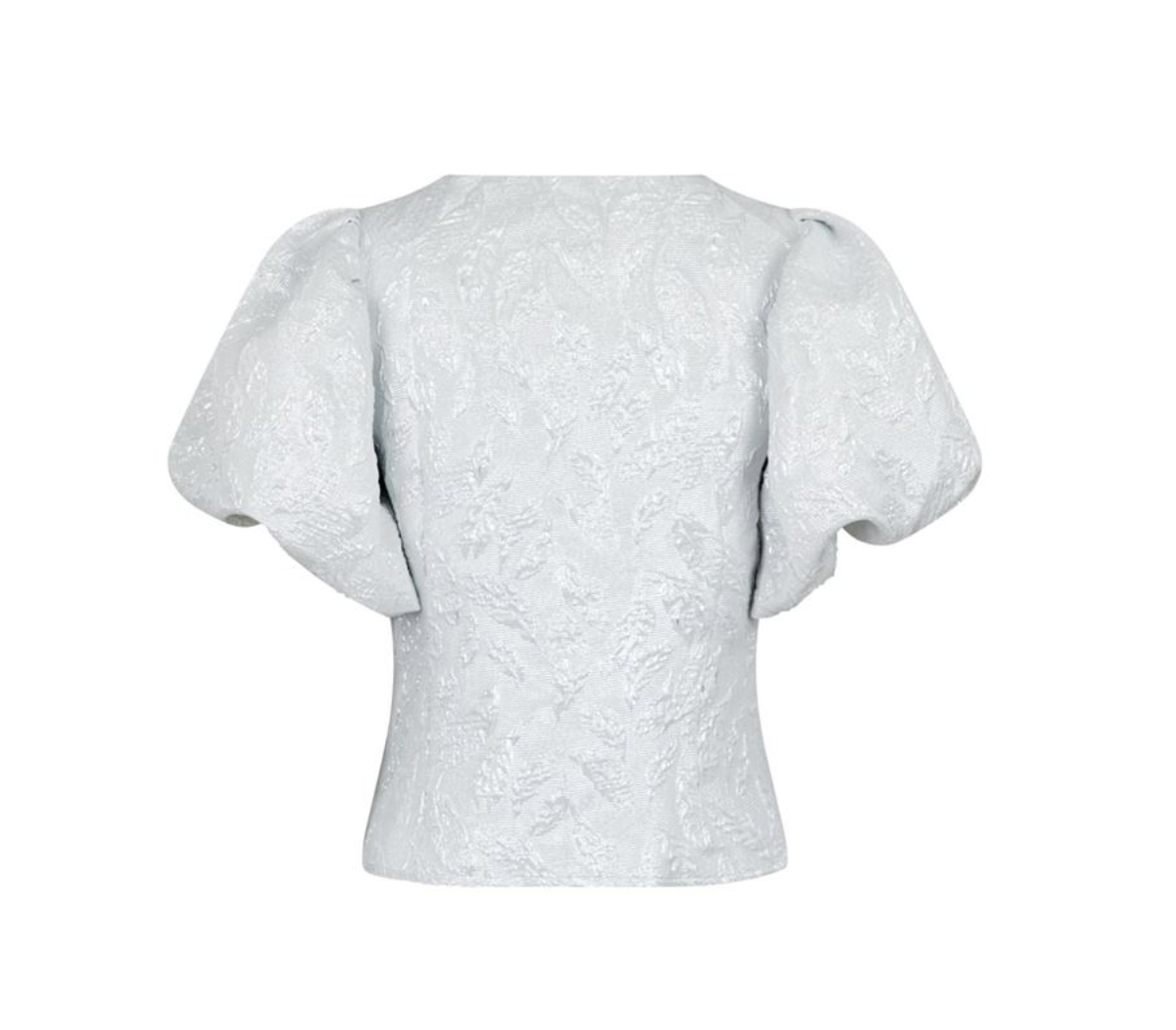 Neo Noir Camia Bluse Sølvmetallic